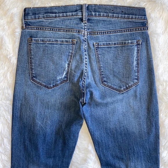 Banana Republic Premium Denim Distressed Girlfriend Blue Jeans Size 26 - Picture 6 of 10